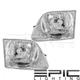 Left Right Sides Pair Headlamps for 2001-2004 FORD F-150 LIGHTNING HERITAGE