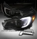 For 12-15 Subaru Impreza LED Black/Smoke Projector Headlights Lamps w/DRL Signal