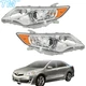 For Toyota Camry XLE/SE 2012 2013 2014 Halogen Headlights L+R Headlamps Chrome