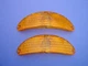 1955 CHEVROLET BEL AIR 210 150 PARKING LIGHT LENS-GUIDE-AMBER-PAIR-NEW-5945859
