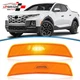Fits 2022-2024 Hyundai Santa Cruz LED Side Marker Lights Pair 92301-K5000 w/Blub