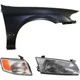 Headlight Kit For 1997-1999 Toyota Camry Right 3pc