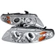 Fits 97-00 DODGE AVENGER Halo LED Projector Headlight With Clear Lens