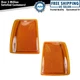 Reflector Set Driver & Passenger Side Outer Fits Ford FO2550107 FO2551105