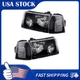 Pair Headlight Assembly For 2001-2011 Ford Ranger Halogen Black Housing Clear Pair Headlight Assembly For 2001-2011 Ford Ranger Halogen Black Housing Clear