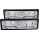 ANZO for 1988-1998 Chevrolet C1500 Euro Parking Lights Black - anz511033