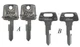2 Replacement Key Blank Fits 1984 1985 1986 1987 1988 1989 Honda VF700S Sabre