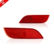 Bumper Reflector Set For 2013-2015 Subaru XV Crosstrek 2008-2016 Impreza Rear