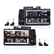 Fit For 88-93 Chevy C/K GMC Sierra Tahoe LED DRL Headlights Black/Smoked Lamps
