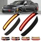 4x Front Rear Bumper Dynamic LED Side Marker Light For 2015-2023 Dodge Charger  
