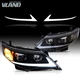 Pair VLAND Projector Headlights For 2012 2013 2014 Toyota Camry Lamps w/LED DRL