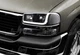 BLK DRL LED HEADLIGHTS+BUMPER W/CLEAR REFLECTOR FIT 00-06 GMC YUKON XL1500/2500