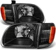 For 2000-2004 Toyota Tundra Regula/Access Cab Headlights Headlamp Left+Right
