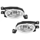 Fog Lights Driving Lamp W/Bulbs Driver & Passenger For 2006 2007 2008 Acura TSX