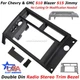 For Chevy S10 Blazer 1986-1993 Double Din Radio Stereo Trim Bezel Panel 3D Print