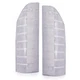 Pair Front Corner Turn Signal Clear Lamp Lens For Toyota Hilux RN30 Pickup 1979