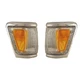 Parking Corner Signal Lights Pair Set for 92-95 Toyota  4WD (Chrome)