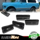 For 1968-1972 Chevy GMC Truck Smoked Black Front & Rear Side Marker Lights 4/Set