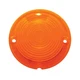 United Pacific C5702A Parking Light Lens, Amber, for 1957 Chevy Passenger Car
