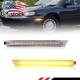 Clear Amber LED Front Side Marker Lights For 97-03 Chevy Malibu & 04-05 Classic