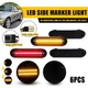 For Mazda MX-5 Dynamic Amber&Red Smoked LED Side Marker Turn Signal Light EPO