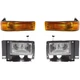 Headlight & Turn Signal Light Kit Halogen for 1989-1992 Ford Ranger S, STX, XLT