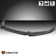 Fits 2017-2018 AUDI A4 Sedan Matte Black 3PC Front Bumper Lip Spoiler Splitter