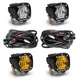 Baja Designs&reg; S1 LED 2.1" Pod Lights Wide Cornering (2 Clear, 2 Amber) w/Wiring