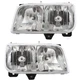 Headlight Set For 1992-1995 GMC Yukon / 1999-2000 Cadillac Escalade, w/bulb(s)