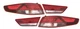 FIT KIA OPTIMA 2016-2020 LED SPORT TAILLIGHTS TAIL LIGHTS LAMPS 4 PIECE SET NEW