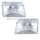 For 93-97 Ranger Pickup Truck Front Halogen Headlight Headlamp w/Bulb SET PAIR