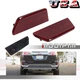 Red Lens Bumper Reflectors Set Fits 2016 2017 GMC Terrain Rear Left & Right 2Pcs
