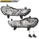 Fit For 13-16 Ford Kuga Escape Pair Front Bumper Fog Light Lamps Left+Right Side
