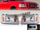 2001-2011 FORD RANGER C-BAR LED CHROME HEADLIGHTS LH + RH HEAD LAMPS 2001-2011 FORD RANGER C-BAR LED CHROME HEADLIGHTS LH + RH HEAD LAMPS
