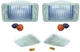 Crown Automotive RT28015 Parking and Side Marker Light Kit - Clear NEW