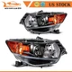 Fits 2009-2014 Acura TSX Black Housing Headlights Assembly Left + Right Headlamp