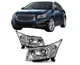 Fit 2011 2012 2013 2014 2015 Chevy Cruze Chrome Headlight Left+Right Pair W/bulb Fit 2011 2012 2013 2014 2015 Chevy Cruze Chrome Headlight Left+Right Pair W/bulb