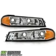 04-12 Gmc Canyon Chevy Colorado Chrome Led Bumper Signal Lights Lamps Left+Right