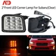 Clear 12-LED Corner Lamps Front Turn Signal Lights For 2015-2018 Subaru STI WRX