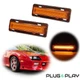 [Plug&Play] Yellow Amber LED Front Side Marker Lights For 82-92 Pontiac Firebird