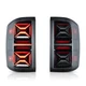 2*VLAND LED Clear Tail Lights For 2014-2018 Chevy Silverado 1500 Rear Brake Lamp
