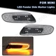 For 2014-2021 Mini Cooper F55 F56 F57 Amber LED Front Fender Side Marker Lights