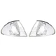 Pair White Corner Side Light For BMW 3 Series E46 98-01 Sedan 63136902766
