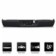 Black One-Piece Rear Bumper Fit 2013-2018 Dodge Ram 2500 3500 w/o Sensor Holes