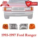 Headlamp & Corner Parking Lights For 1993-1997 Ford Ranger Left & Right Side 4pc