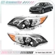 Headlight Assembly Pair For Toyota Camry 2012-2014 Left/Driver+Right/Passenger