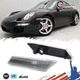 Pair Front Clear Side Marker Lights For 05-12 Porsche 911 997 987 Cayman Boxster