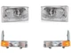 Headlights For 1999-2004 Ford Super Duty Truck Excursion With Park Signals