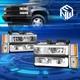 For 88-93 Chevy C/K C-Tube LED DRL Headlight Turn Signal Lamp Replacement Chrome