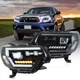 Headlights For 2012-2015 Toyota Tacoma LED Projector Dynamic DRL Sequential Pair